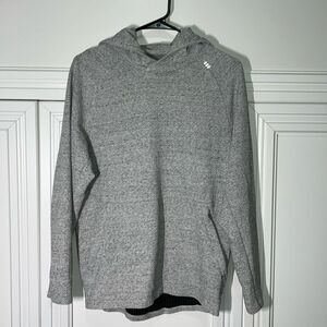 Lululemon At Ease Hoodie Heathered Melody Light Grey / Black Size XS